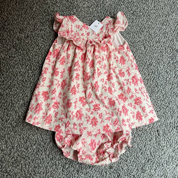 Bonpoint dress bloomers set NEW